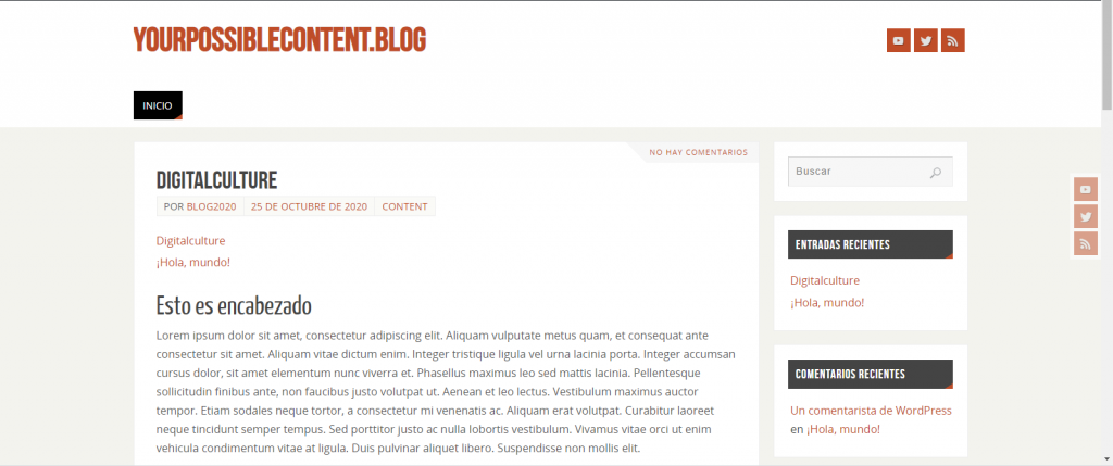 Instalación de WordPress-web